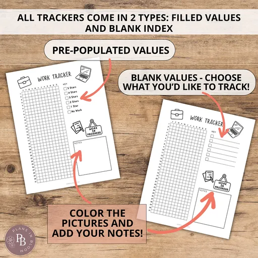 Yearly Trackers Mega Bundle 8