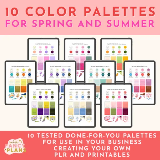 10 tried-and-tested, done-for-you color combinations perfect for spring and summer!