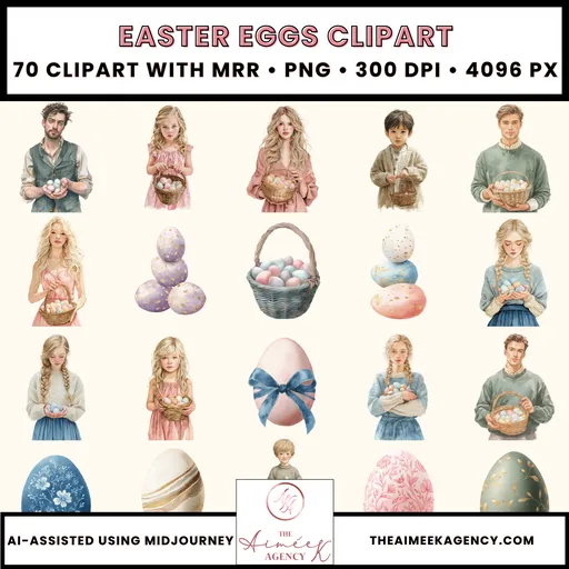 Easter Eggs Clipart